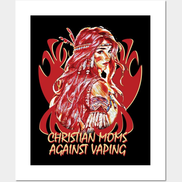 Christian Moms Against Vaping Wall Art by Trendsdk